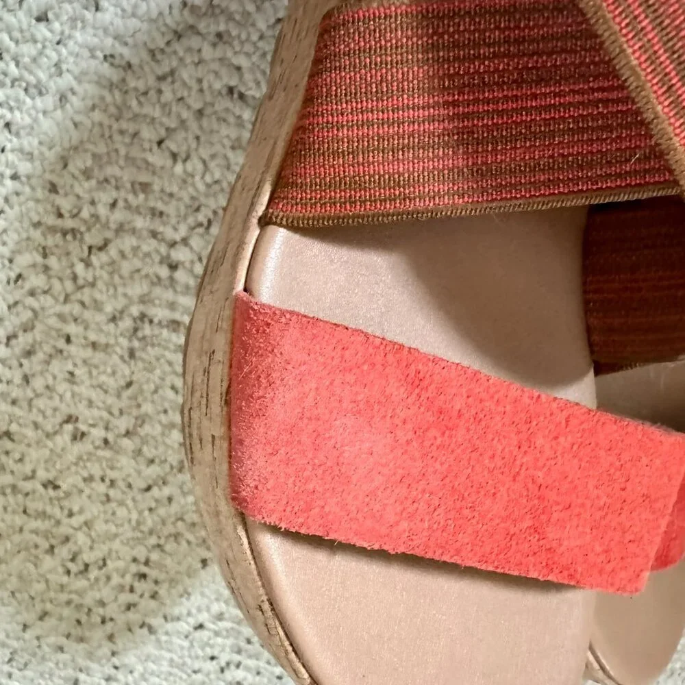 SOREL Women's Red Platform Sandals